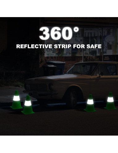 Conos de Seguridad de Tráfico Invech 22.86 cm Paquete de 4