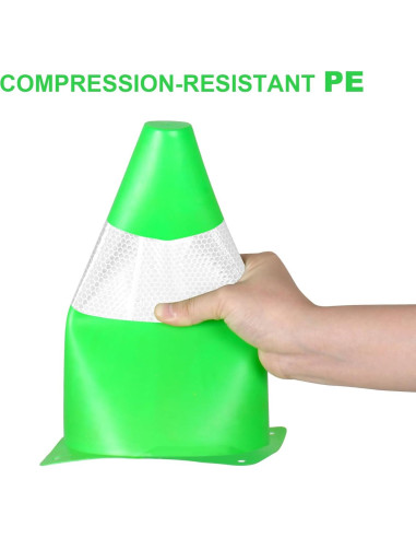 Conos de Seguridad de Tráfico Invech 22.86 cm Paquete de 4