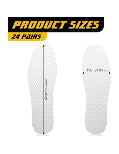 Forros Desechables para Zapatos Geyoga 24 Pares Transpirables 2
