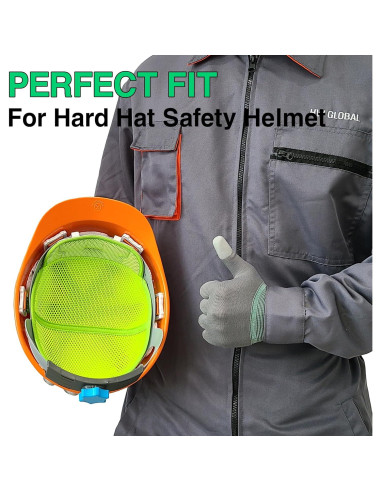 6PCS Banda de Sudor para Casco SAFE119 Lavable Absorbente