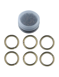 Anillos de Salto MAHAVIMOKSA 1000pcs 4mm Bronce Antiguo