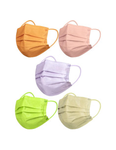 Mascarillas Desechables RITASTAR 50 Pcs 3 Capas Coloridas