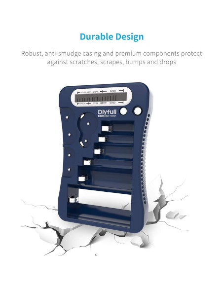 Probador de Baterías Dlyfull Universal LCD AA AAA 9V