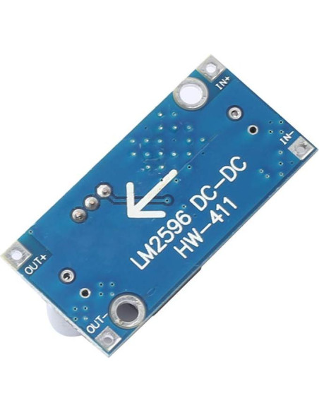 Reguladores de Voltaje DEVMO LM2596 Paquete de 10 Módulos DC-DC