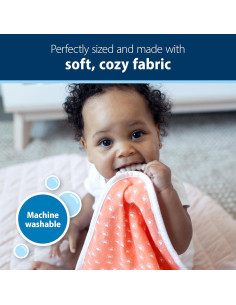 Conjunto Lovey Dr. Brown: Sostenedor Chupete y Manta 30x30cm 2