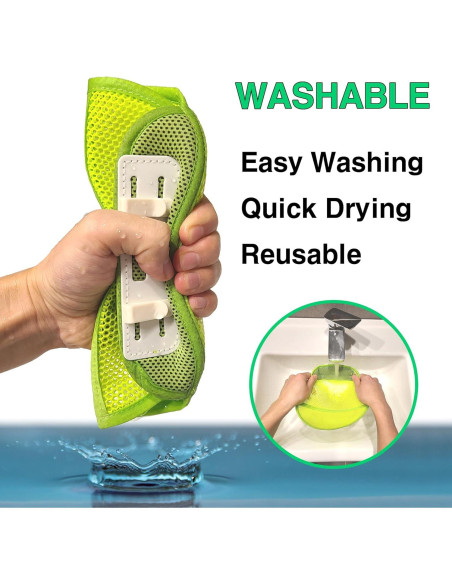 6PCS Banda de Sudor para Casco SAFE119 Lavable Absorbente