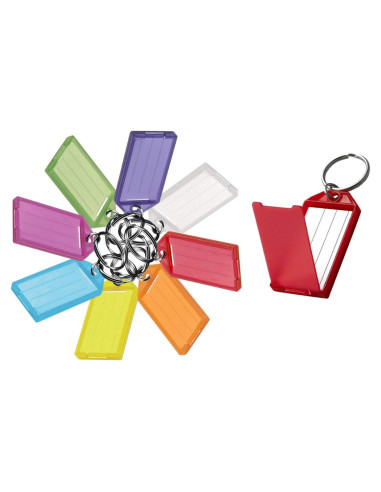 Etiquetas de Clave Lucky Line Surtido 10 Piezas Polipropileno