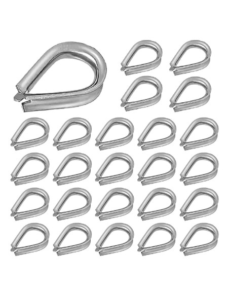 Ojales de Cable de Acero Inoxidable Twidec M2 25 Piezas