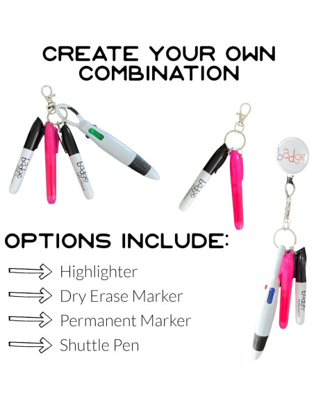 Conjunto de Accesorios para Carrete de Insignia Badge Co. Conjunto de Accesorios para Carrete de Insignia Badge Co.