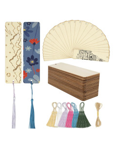 Marcadores de Madera SWATOM 30 PCS para DIY 15x4 cm