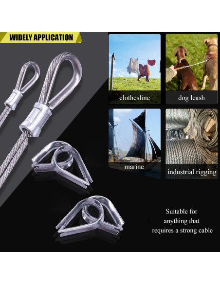 Ojales de Cable de Acero Inoxidable Twidec M2 25 Piezas