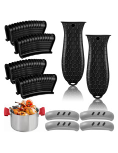 10 Piezas Cubiertas de Mango de Silicona WhistenFla Resistentes al Calor