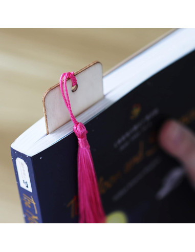 Marcadores de Madera SWATOM 30 PCS para DIY 15x4 cm