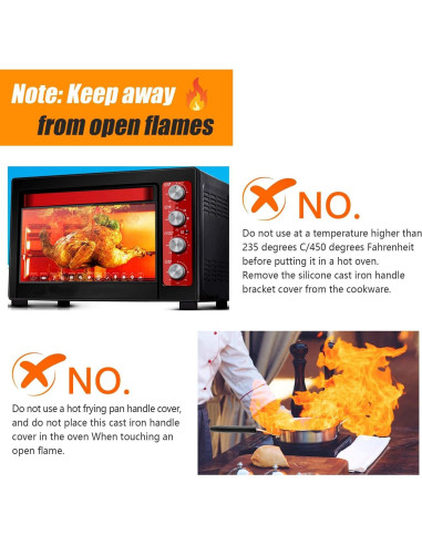 10 Piezas Cubiertas de Mango de Silicona WhistenFla Resistentes al Calor