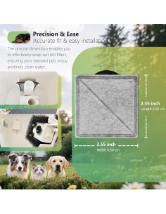 Filtro de Carbón para Fuente de Agua para Mascotas TOGGATH - 6 Paquetes 2