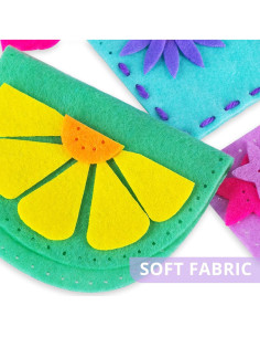 Kit de Costura IROLEHOME 6 Piezas para Niños DIY Fieltro 2