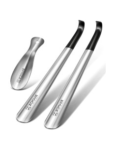 Cuerno de Zapato de Mango Largo ZOMAKE 3 Piezas Acero Inoxidable