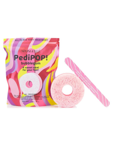 Spongellé Buffer y Lima de Pedicura Todo en Uno - Aroma Chicle