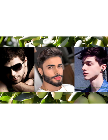 Kit de Estiramiento de Orejas JDXN 55 Piezas + Aceite Jojoba Kit de Estiramiento de Orejas JDXN 55 Piezas + Aceite Jojoba