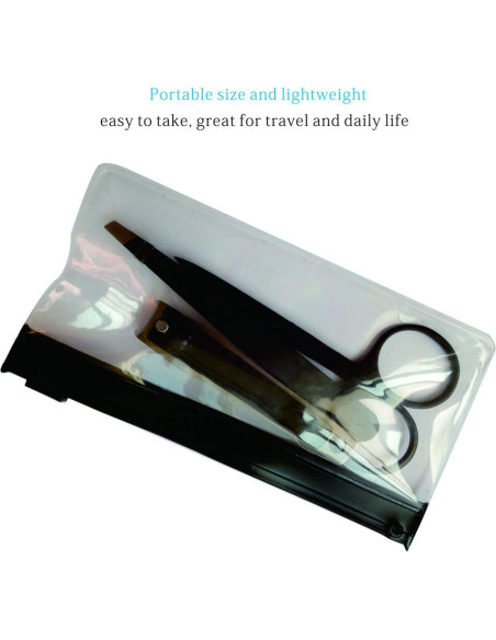 Juego de Cortauñas Profesional Singhigh 3 Piezas Acero Inoxidable