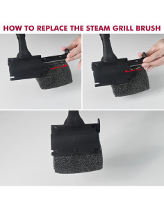 2 Paquete Cabeza Reemplazable Cepillo Parrilla Matscover Sin Cerda 2