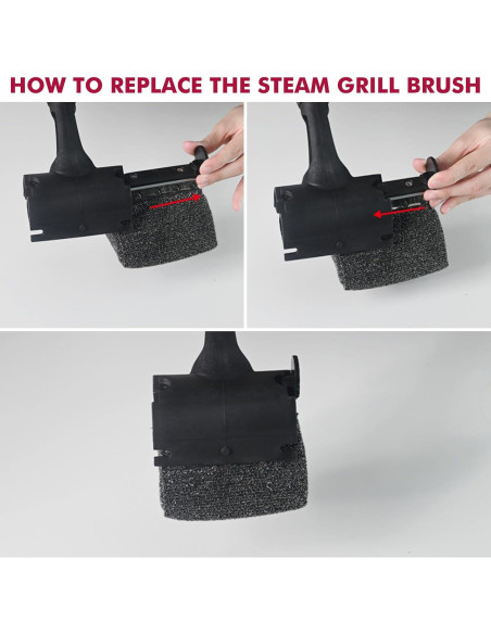 2 Paquete Cabeza Reemplazable Cepillo Parrilla Matscover Sin Cerda