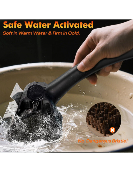 2 Paquete Cabeza Reemplazable Cepillo Parrilla Matscover Sin Cerda