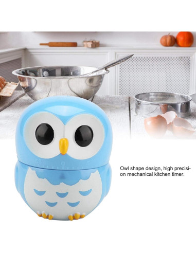 Temporizador de Cocina Mecánico Tyenaza 55 Minutos Azul