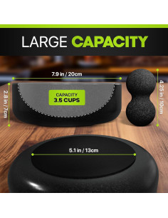 Juego de Mortero y Mano de Granito Umien 20.32 cm - 3.5 Tazas 2