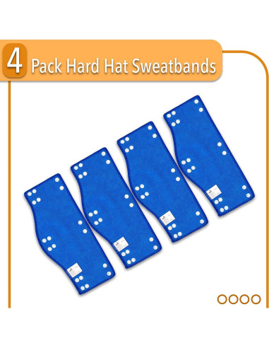 Banda para casco UNCO - Paquete de 4, lavable y cómoda