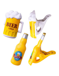 Juego de Clips para Toallas de Playa HolyMaji - 4 Piezas