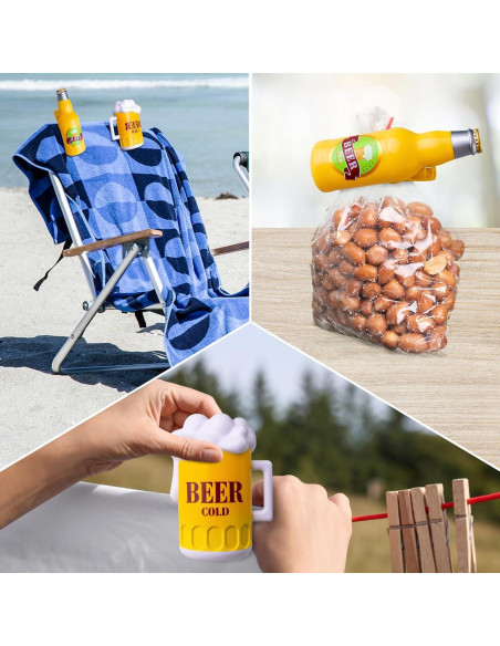 Juego de Clips para Toallas de Playa HolyMaji - 4 Piezas