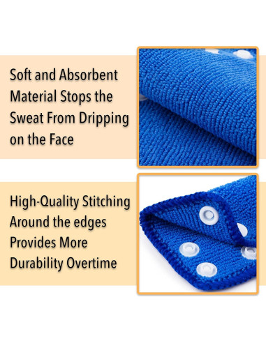 Banda para casco UNCO - Paquete de 4, lavable y cómoda