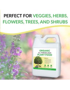 Alimento Líquido Orgánico para Plantas FOOP 1L - Fertilizante Concentrado 2