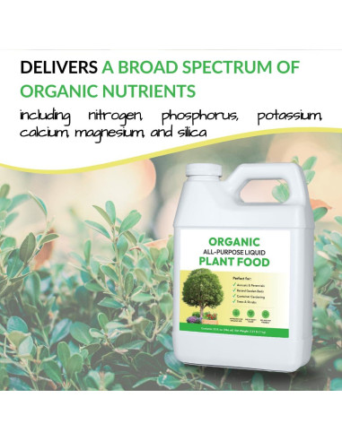 Alimento Líquido Orgánico para Plantas FOOP 1L - Fertilizante Concentrado