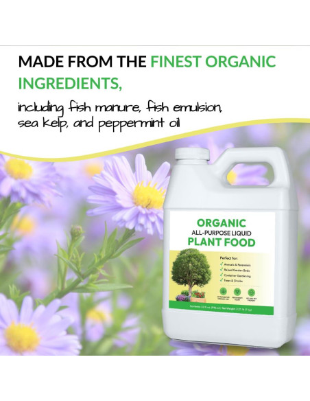 Alimento Líquido Orgánico para Plantas FOOP 1L - Fertilizante Concentrado