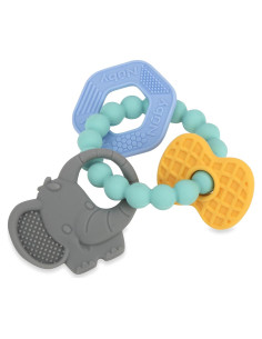 Mordedor de Silicona Nuby Chewy Charms Elefante 1 Cuenta