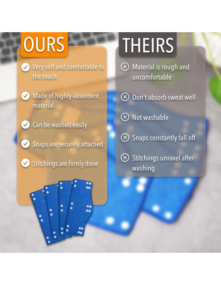 Banda para casco UNCO - Paquete de 4, lavable y cómoda