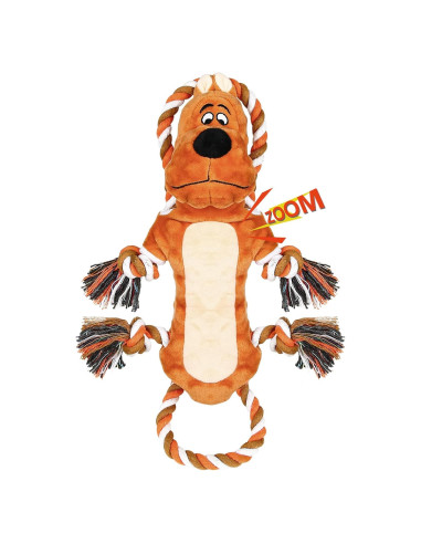 Juguete de Peluche para Perros IOKHEIRA 40cm Squeaky Marrón