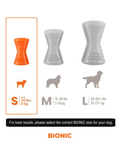Hueso BIONIC para Perros Pequeños - Juguete Interactivo 9 kg 2