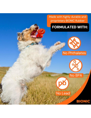 Hueso BIONIC para Perros Pequeños - Juguete Interactivo 9 kg