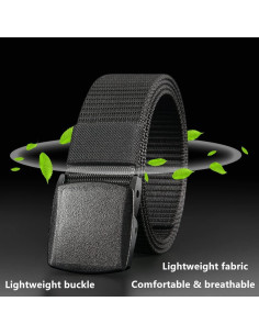 Paquete de 5 Cinturones Tácticos Ginwee Nylon Ajustables 2