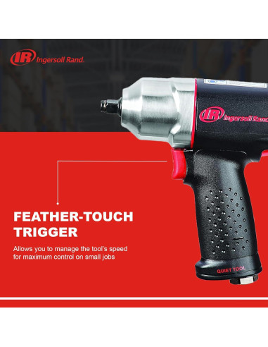 Llave de Impacto Ingersoll Rand 2115QXPA 3/8" Silenciosa 406.3 Nm