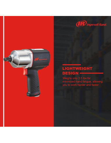 Llave de Impacto Ingersoll Rand 2115QXPA 3/8" Silenciosa 406.3 Nm
