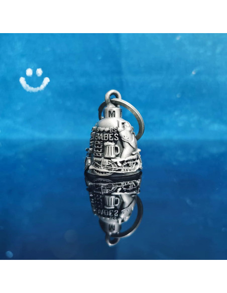 Campana de Motocicleta GARGOYLE BELLS 3 cm Colorida con Soporte