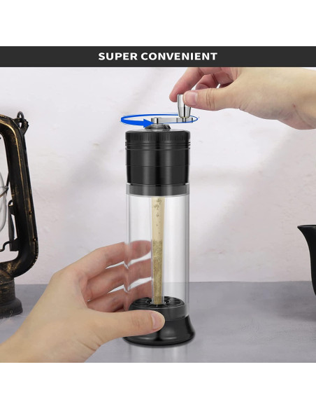 Molino de Especias 3 en 1 PLAMAKER Negro - Molienda y Almacenamiento