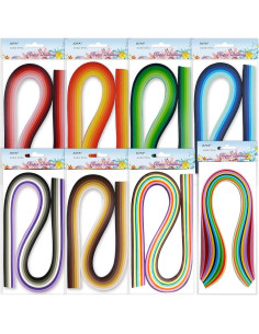 Kit de Quilling de Papel JUYA QK13 con 960 Tiras y Herramientas 2