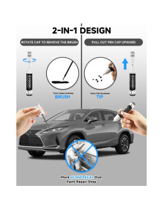 Pintura de Retoque Metálica Plateada Atómica 12.1ml EVOOOR 2