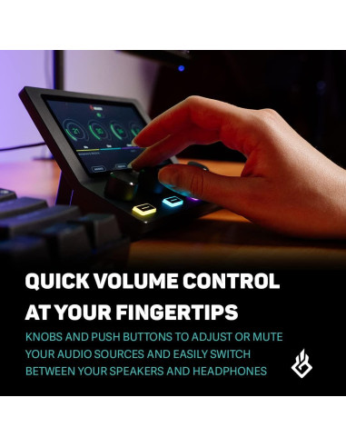 BEACN Mix Create Mezclador de Audio USB C para PC y Mac