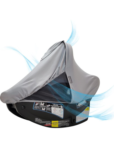 Cubierta de Asiento de Coche 2-en-1 liuliuby Rosa UV y Antimosquitos